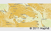 Physical Panoramic Map of Buritis