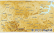 Physical 3D Map of Cabo Verde