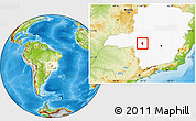 Physical Location Map of Campos Altos, highlighted parent region