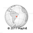 Outline Map of Campos Altos
