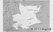 Gray 3D Map of Carlos Chagas