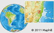 Physical Location Map of Carlos Chagas