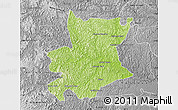 Physical Map of Carlos Chagas, desaturated