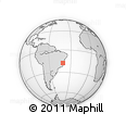 Outline Map of Carlos Chagas