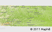 Physical Panoramic Map of Carlos Chagas