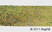Satellite Panoramic Map of Carlos Chagas