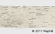 Shaded Relief Panoramic Map of Carlos Chagas