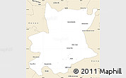 Classic Style Simple Map of Carlos Chagas