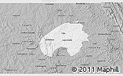 Gray 3D Map of Cordisburgo