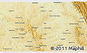 Physical 3D Map of Cordisburgo