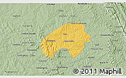 Savanna Style 3D Map of Cordisburgo