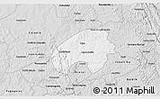 Silver Style 3D Map of Cordisburgo