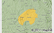 Savanna Style Map of Cordisburgo