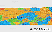Political Panoramic Map of Cordisburgo