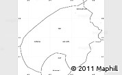 Blank Simple Map of Cordisburgo