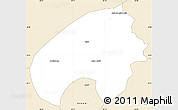 Classic Style Simple Map of Cordisburgo