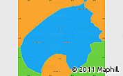 Political Simple Map of Cordisburgo