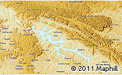 Physical 3D Map of Delfinopolis