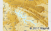 Physical Map of Delfinopolis