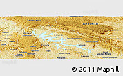 Physical Panoramic Map of Delfinopolis
