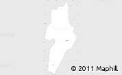 Silver Style Simple Map of Dom Joaquim