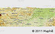Physical Panoramic Map of Dom Silverio