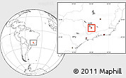 Blank Location Map of Eloi Mendes