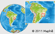 Physical Location Map of Eloi Mendes, highlighted parent region, within the entire country