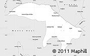 Silver Style Simple Map of Espinosa