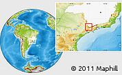 Physical Location Map of Extrema, highlighted parent region