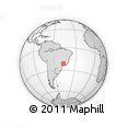 Outline Map of Guaxupe