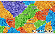 Political 3D Map of Itambacuri