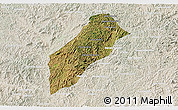 Satellite 3D Map of Itambacuri, lighten