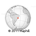 Outline Map of Itambacuri