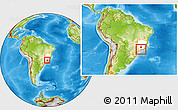 Physical Location Map of Itamonte, highlighted parent region, within the entire country