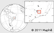 Blank Location Map of Itumirim
