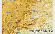 Physical Map of Lima Duarte