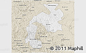 Classic Style 3D Map of Mantena