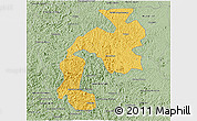 Savanna Style 3D Map of Mantena