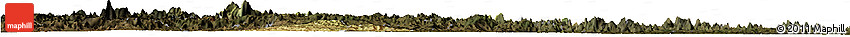 Satellite Horizon Map of Mantena, darken