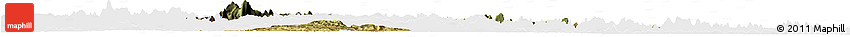 Satellite Horizon Map of Mantena, single color outside