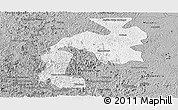 Gray Panoramic Map of Mantena