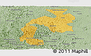Savanna Style Panoramic Map of Mantena