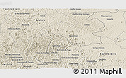 Shaded Relief Panoramic Map of Mantena