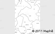 Blank Simple Map of Mantena