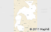 Classic Style Simple Map of Mantena