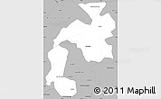 Gray Simple Map of Mantena
