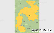 Savanna Style Simple Map of Mantena