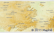 Physical Panoramic Map of Montes Claros