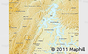Physical Map of Morada Nova Mina